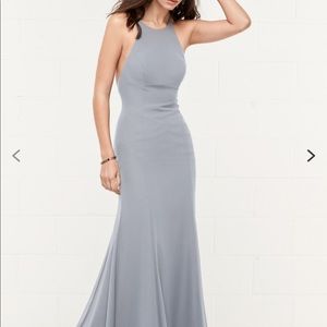 New tags on Kenly dress from Watters bridesmaids line Wtoo! French blue 💙